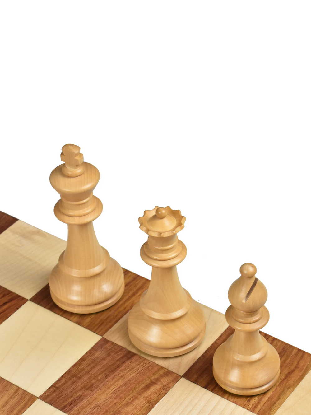 1920's German Collectors' Chess Set- Chess Pieces Only- Golden Rosewood - 4.1"