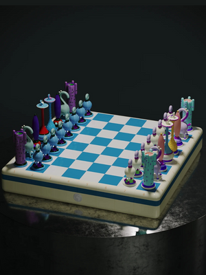 Another Kingdom: Light Stage Chess Set