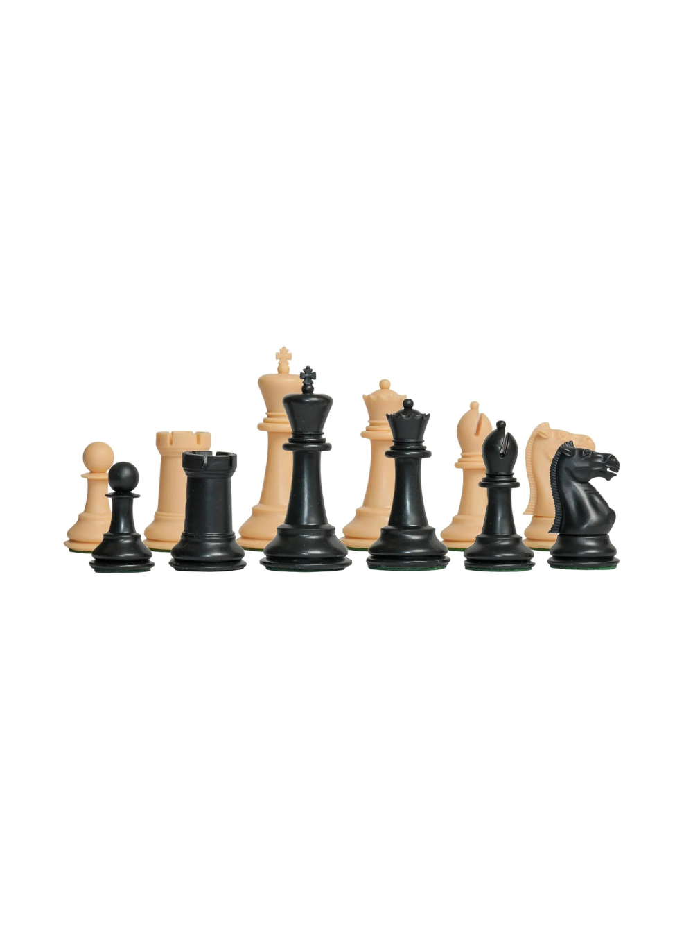 The Marshall Series Plastic Chess Pieces - 3.75" King