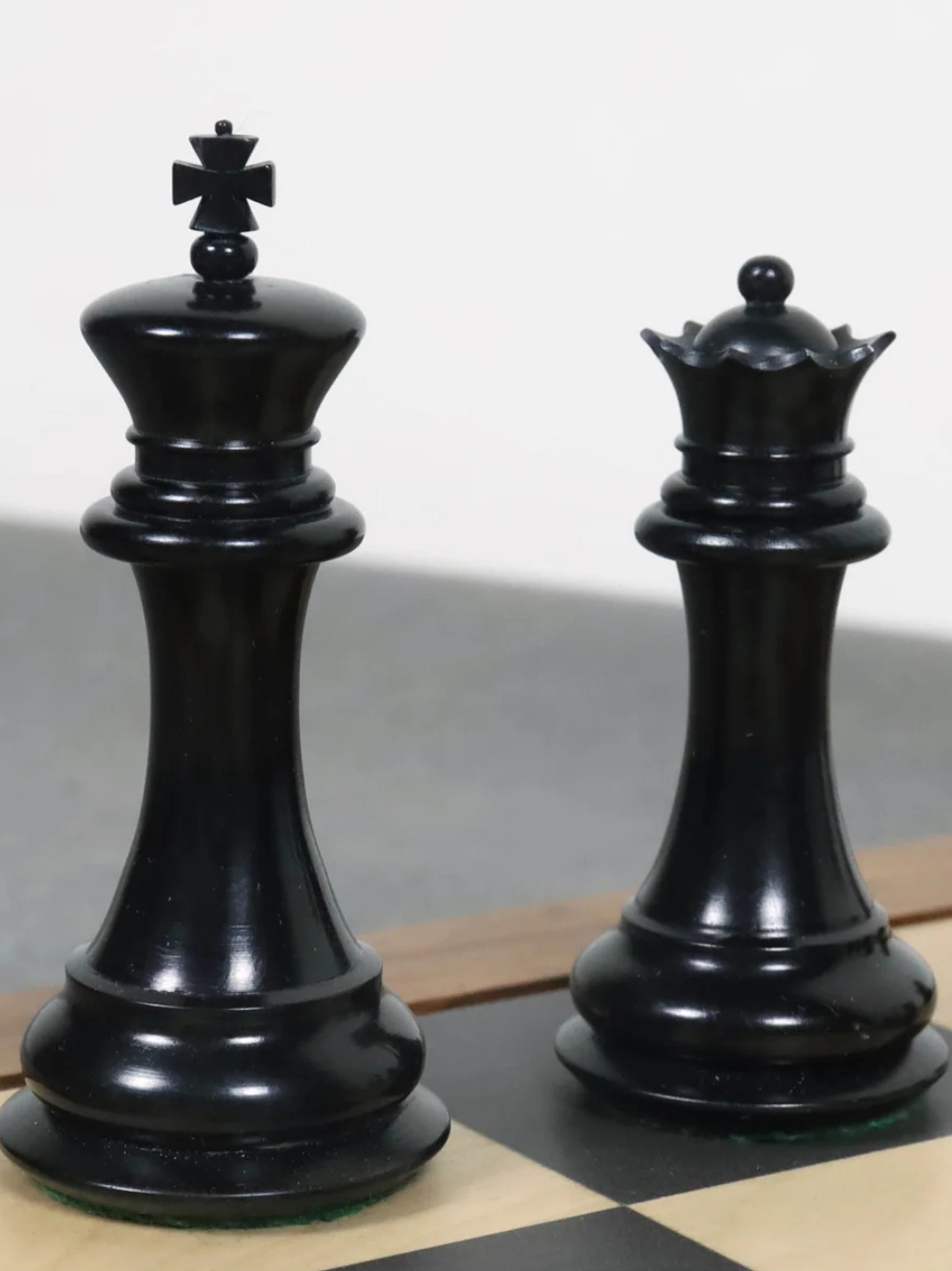 1849 Jacques Cook Camel Bone Chess Pieces - 3.5" King