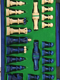 The Blue Senator Chess Set