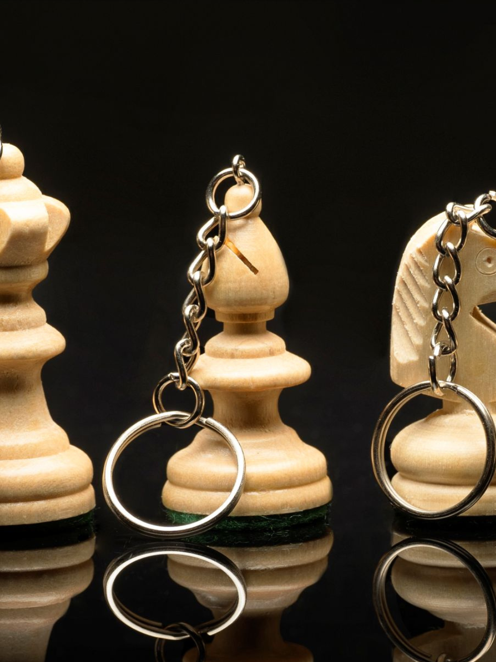 Schlüsselanhänger Weißer Läufer