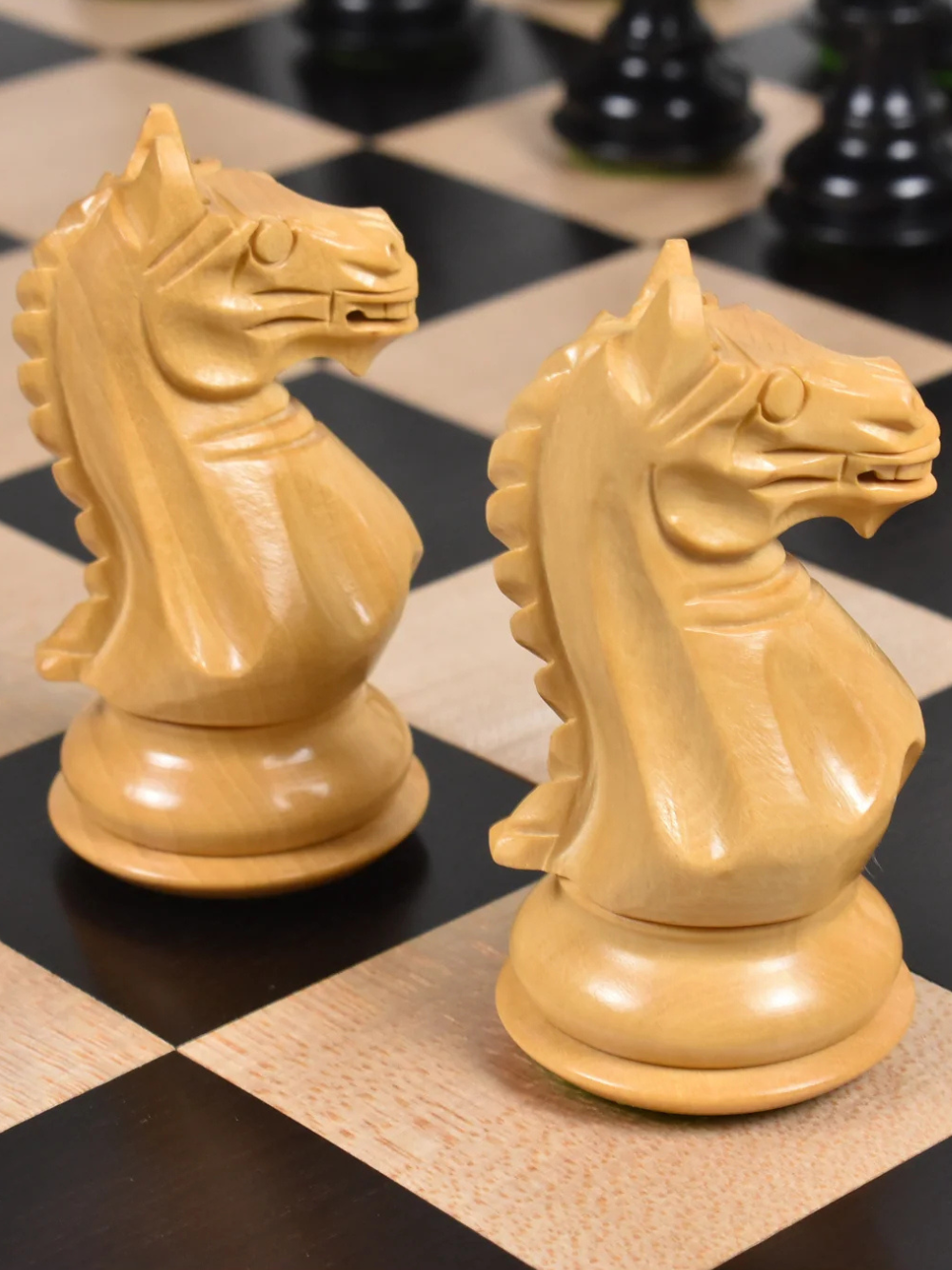 3.5″ Fierce Knight Staunton Chess Set Combo