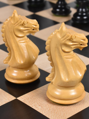 3.5″ Fierce Knight Staunton Chess Set Combo