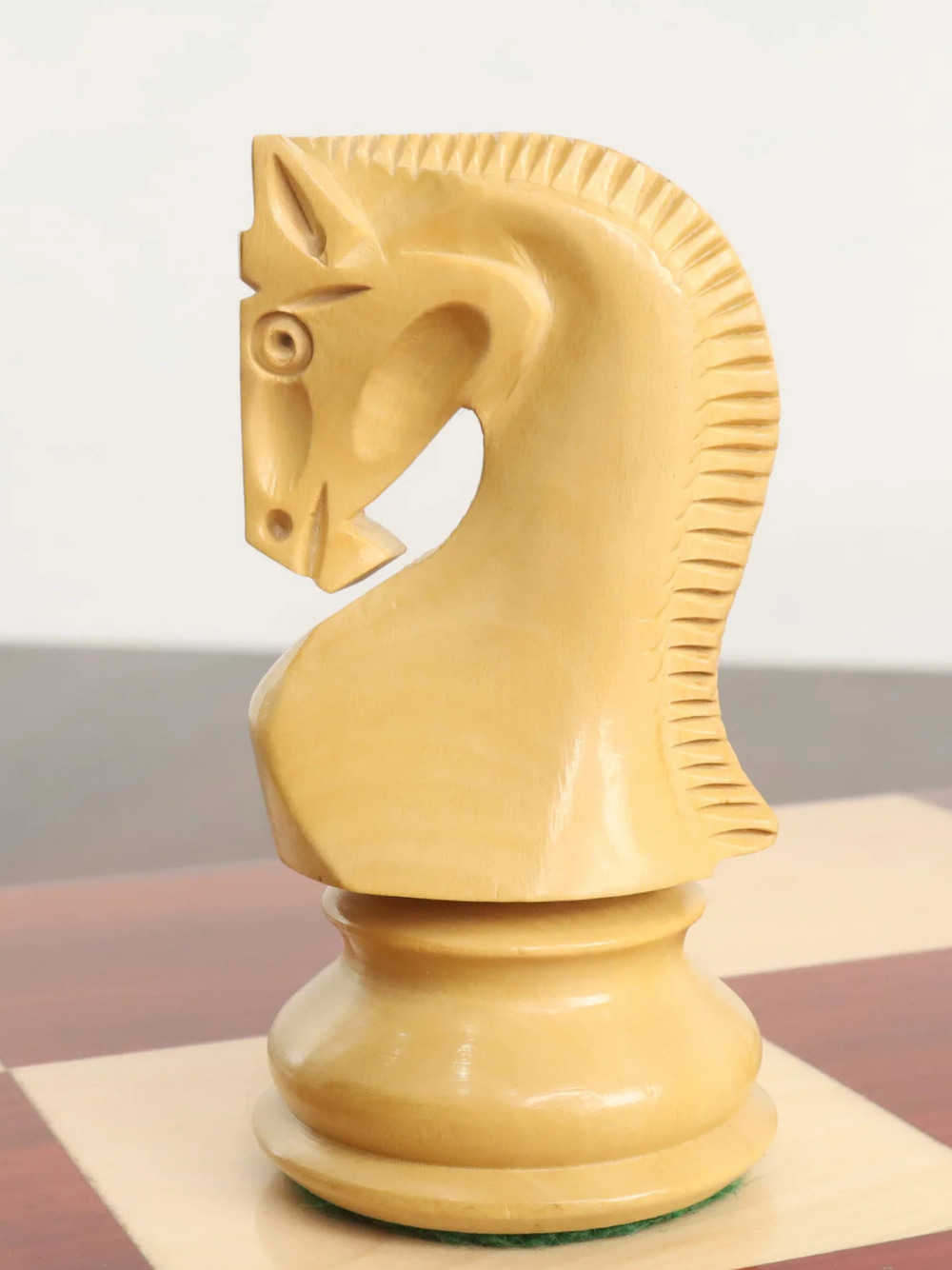 3,9" Russische Zagreb 59' Schachfiguren, doppelt gewichtet, Knospenrosenholz
