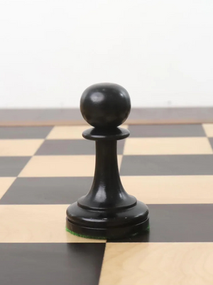 Averbakh Soviet Russian Chess Pieces - Double Weighted Boxwood - 4.8" King