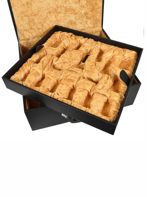 Alexandria Luxury Staunton Triple Weighted Chess Set