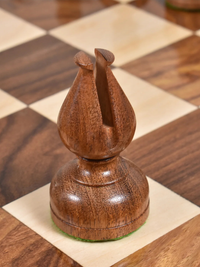 3.1" Library Chess Set - Staunton Pieces with Board and Box- Golden Rosewood