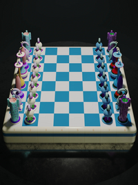 Another Kingdom: Leichtes Bühnenschachspiel