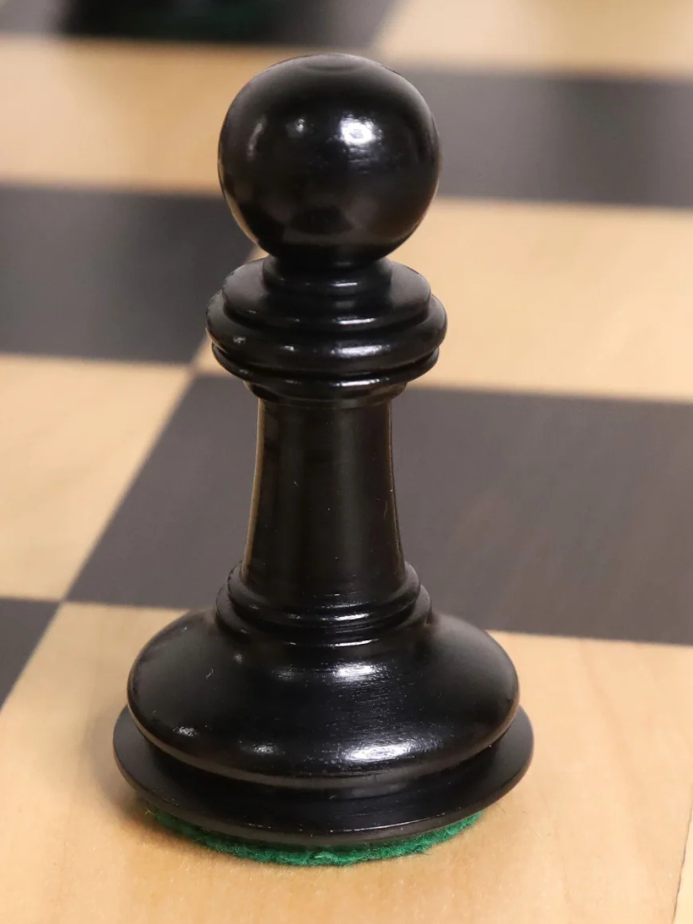 4.6" Bath Luxury Staunton Pieces Only Set - Ebony Wood and Triple Weight