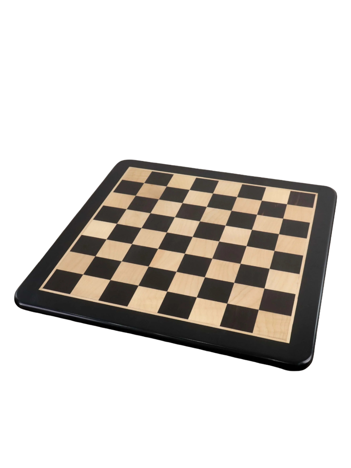 Repro 2016 Sinquefield Staunton Chess Set - Ebony Wood Pieces with Board &amp; Box