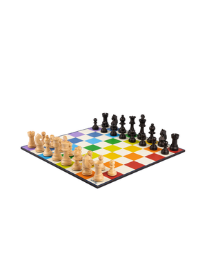 Chess set with foldable chessboard – Rainbow 🌈