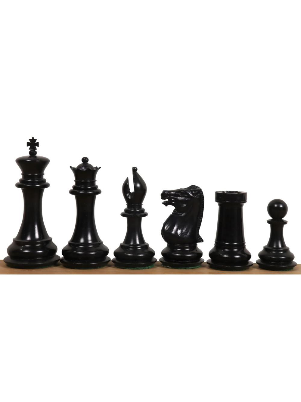 1849 Jacques Cook Camel Bone Chess Pieces - 3.5" King