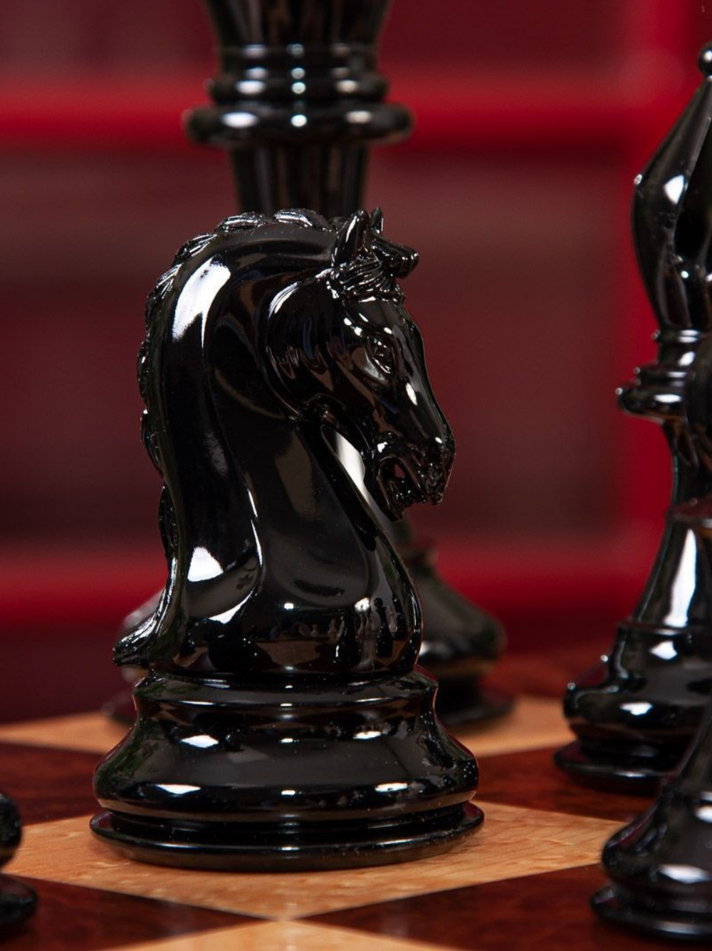 Mammoth Ivory Chess Pieces - 4.4″ King