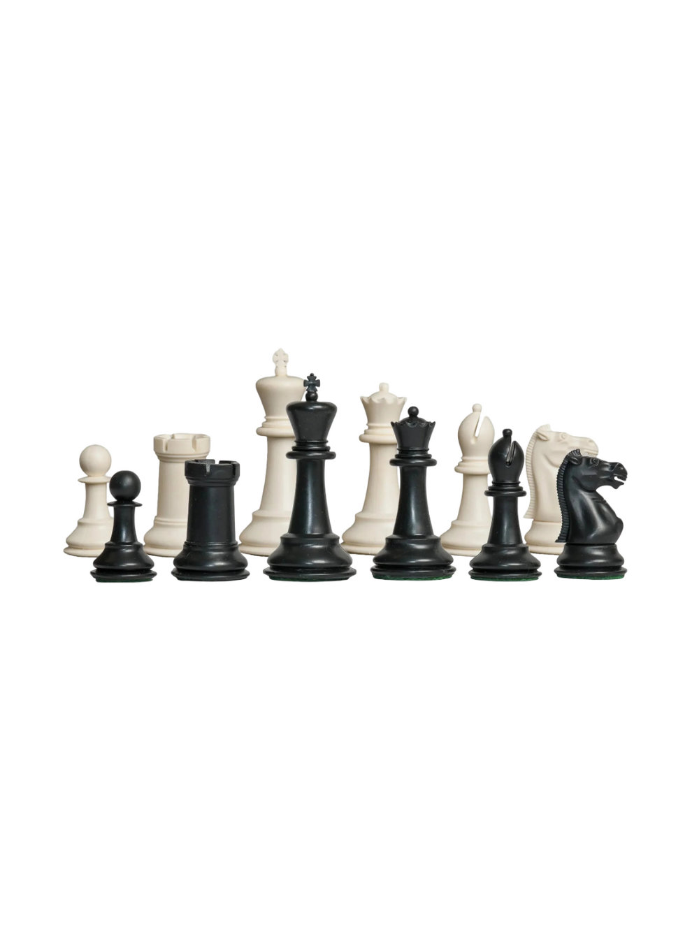 The Marshall Series Plastic Chess Pieces - 3.75" King