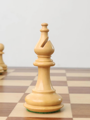 4.2" Supreme Luxury Golden Rosewood Weighted Chess Pieces