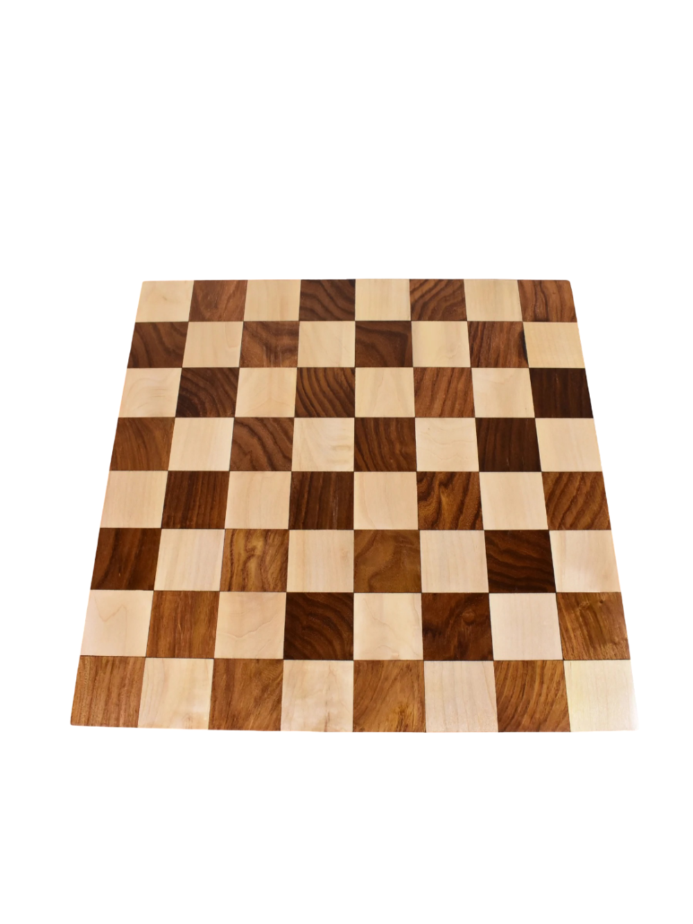 3.4" Minimalist Tower Series Weighted Chess Set - Golden Rosewood Pieces, Board & Box