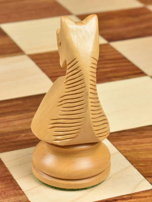 1920's German Collectors' Chess Set- Chess Pieces Only- Golden Rosewood - 4.1"