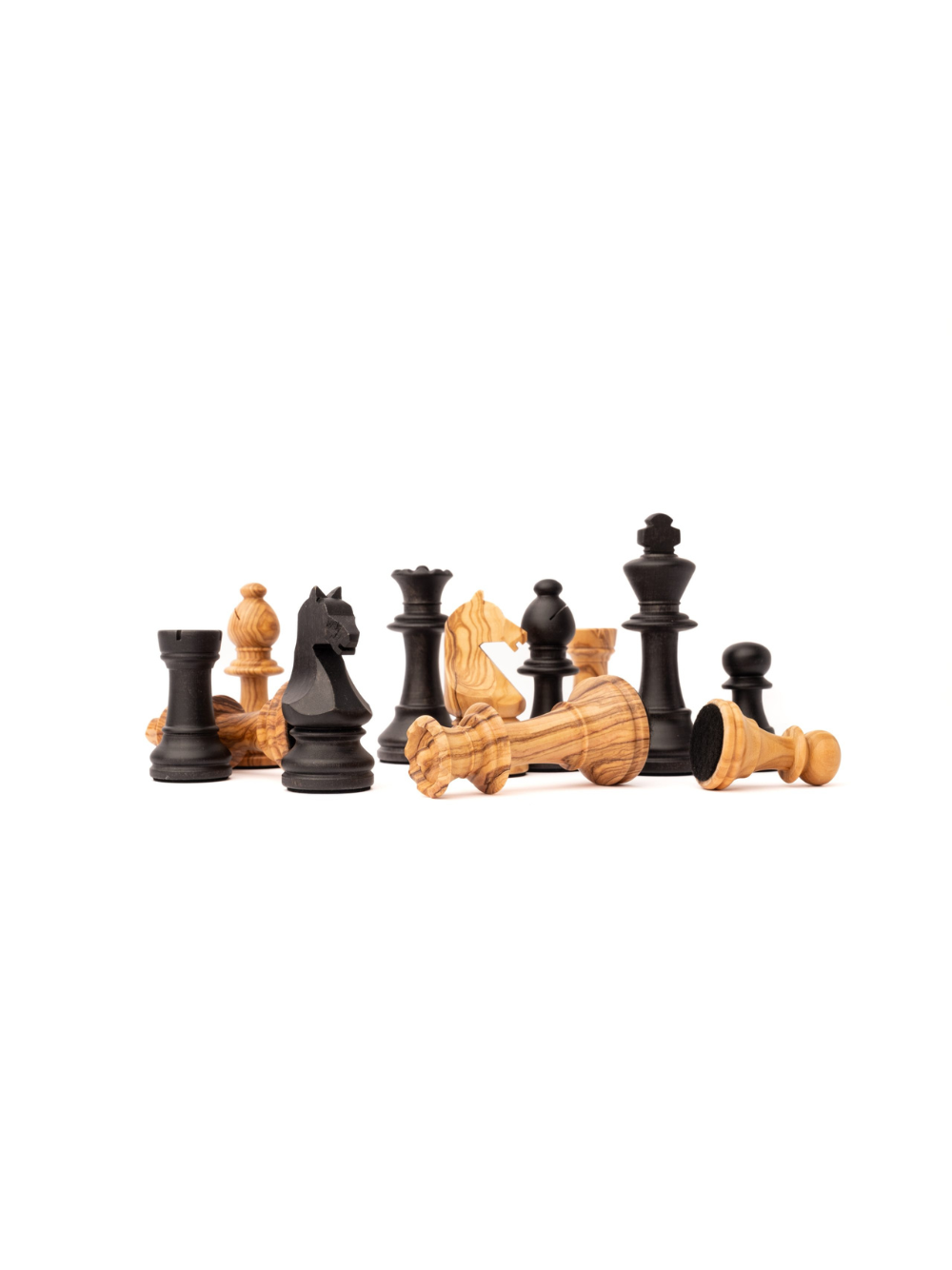 Olivewood Staunton Europa №6 Chess Pieces