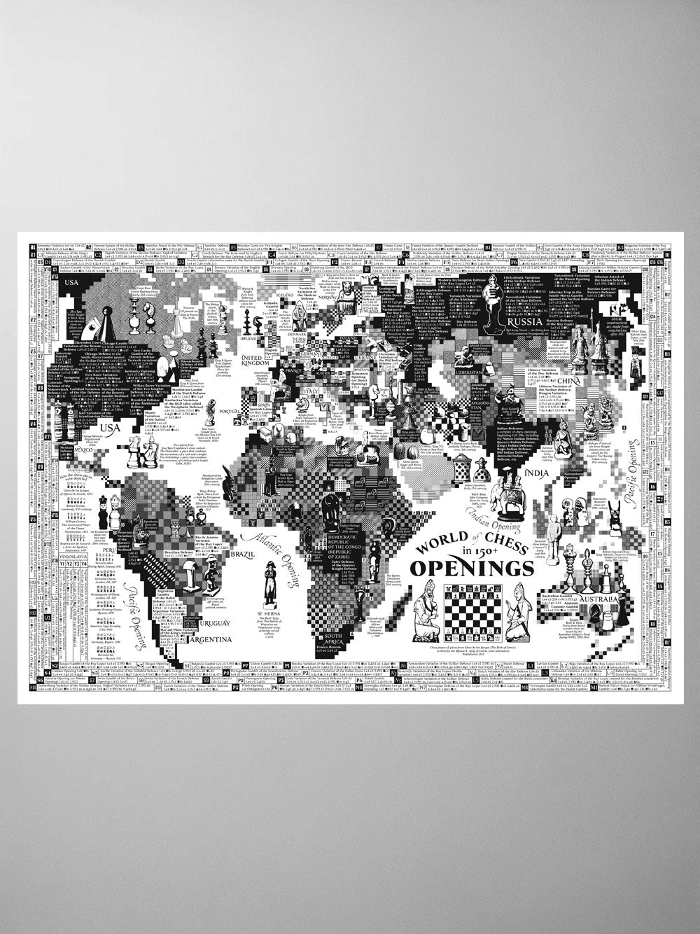 The Chess Map of the World