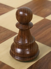 Pièces d'échecs Staunton de la série Majestic de 4 pouces, doublement lestées, en palissandre doré 