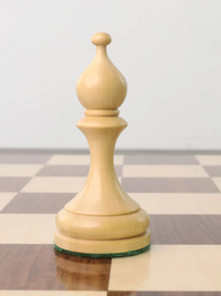 Pièces d'échecs soviétiques russes des années 1960, 4,5 pouces, doublement lestées, en palissandre doré