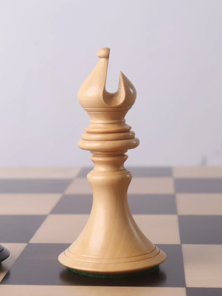 Set di scacchi di lusso Aristocrat Series 4,3" - pezzi in legno di ebano e bosso con scacchiera e scatola