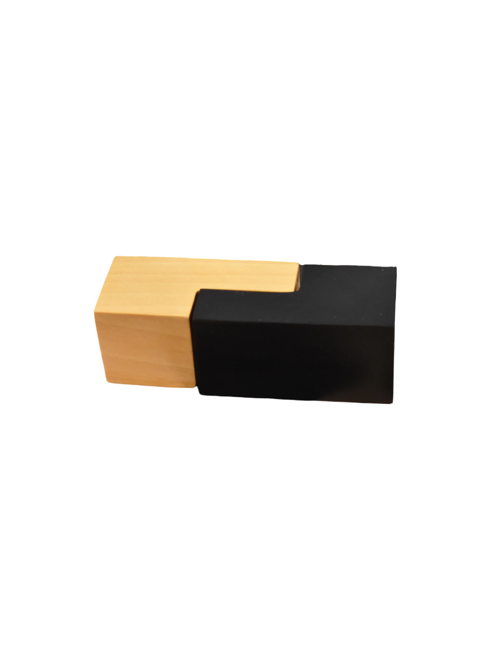 Reproduction 1966 Lanier Graham Pièces d'échecs Ensemble abstrait Buis ébène 2,7" 