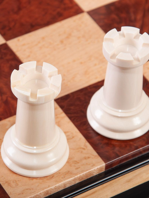 Schachfiguren aus Mammutelfenbein – 4,4″ König