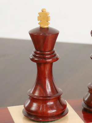 3.9" Russian Zagreb 59' Chess Pieces  Double Weighted Bud Rose Wood