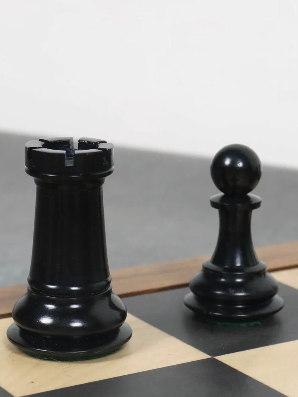 1849 Jacques Cook Camel Bone Chess Pieces - 3.5" King