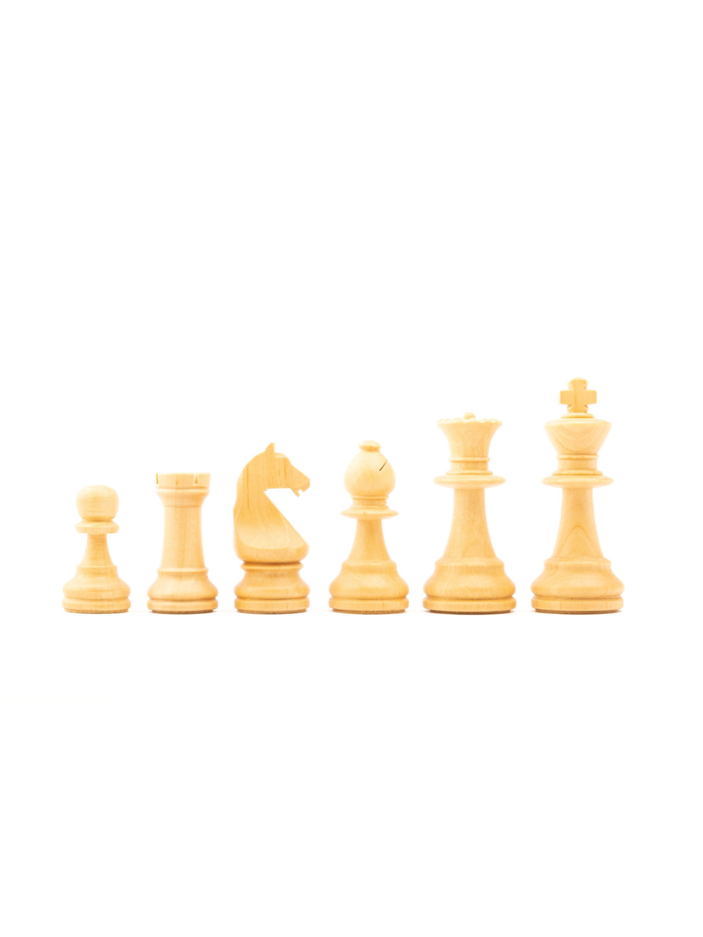 Pièces d'échecs Staunton Europa n° 6 en noyer