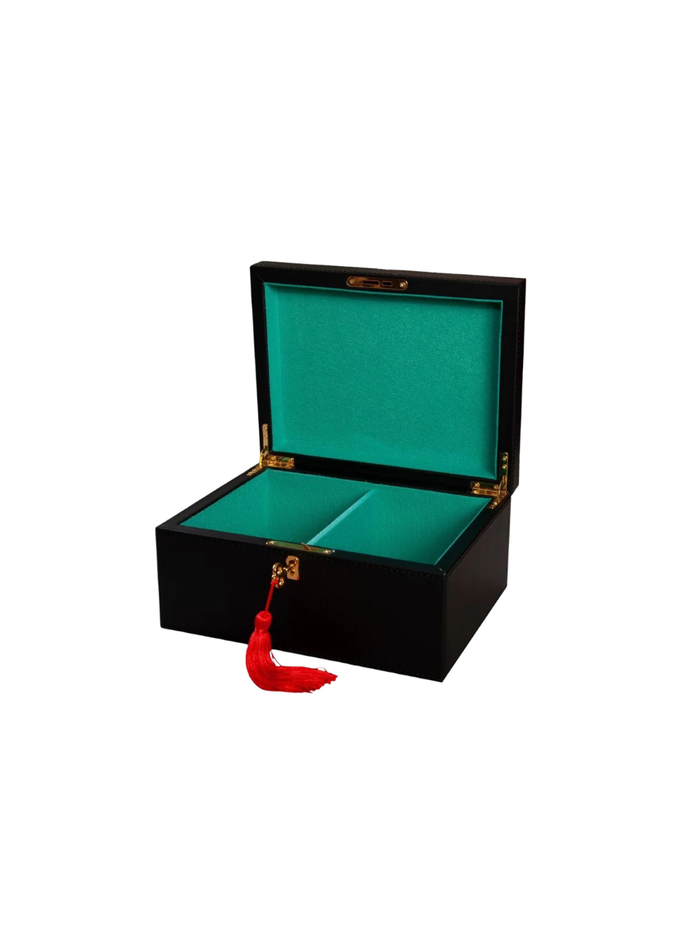 Premium Leather Chess Box - Black