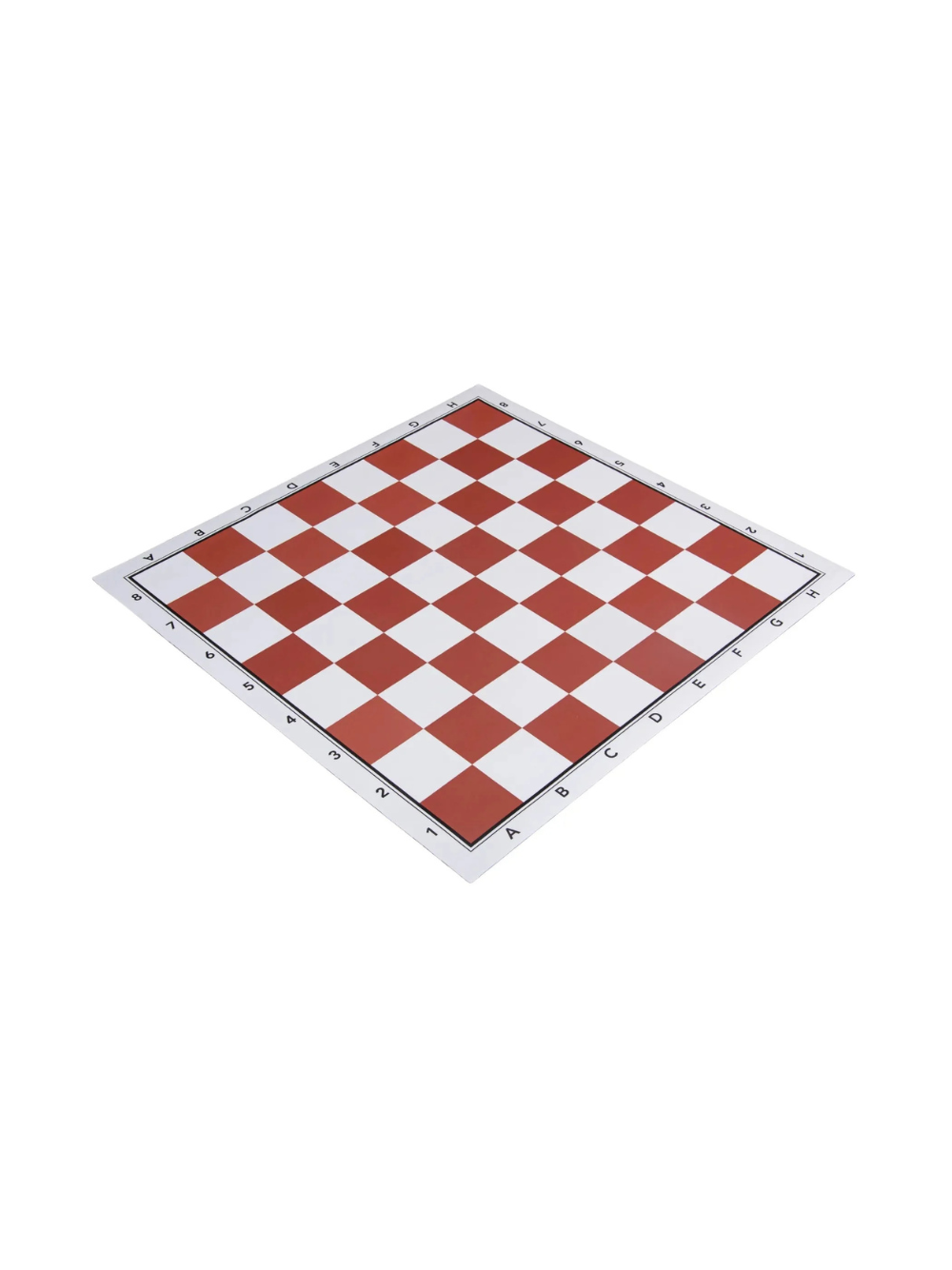 Scacchiera sottile marrone a colori completi per mousepad