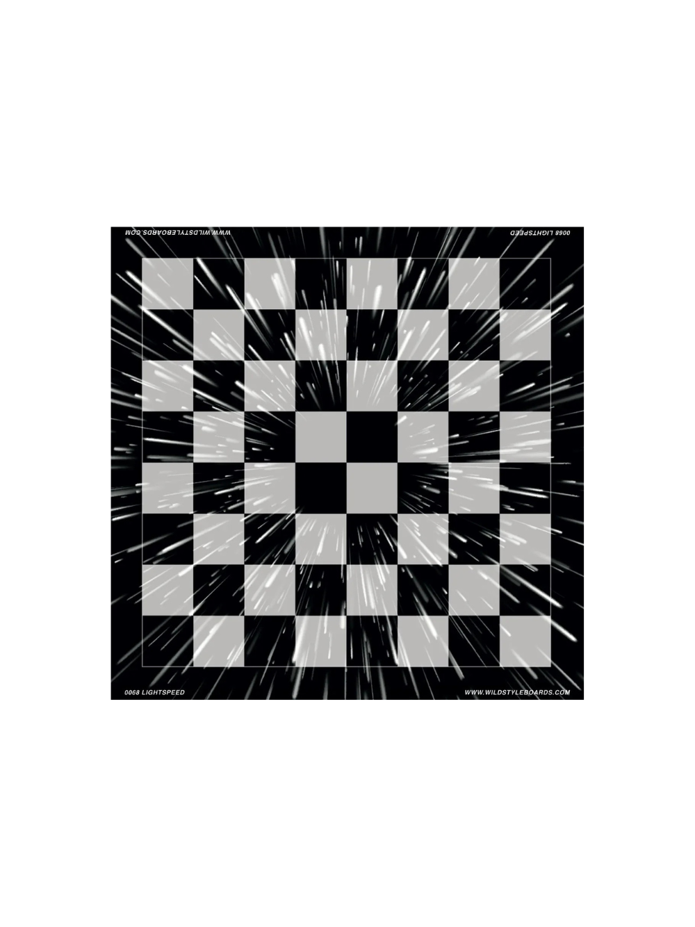 Lightspeed – Schachbrett aus Vinyl in Vollfarbe 