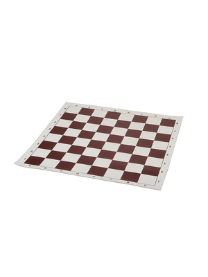 Échiquier en vinyle marron de 22 pouces