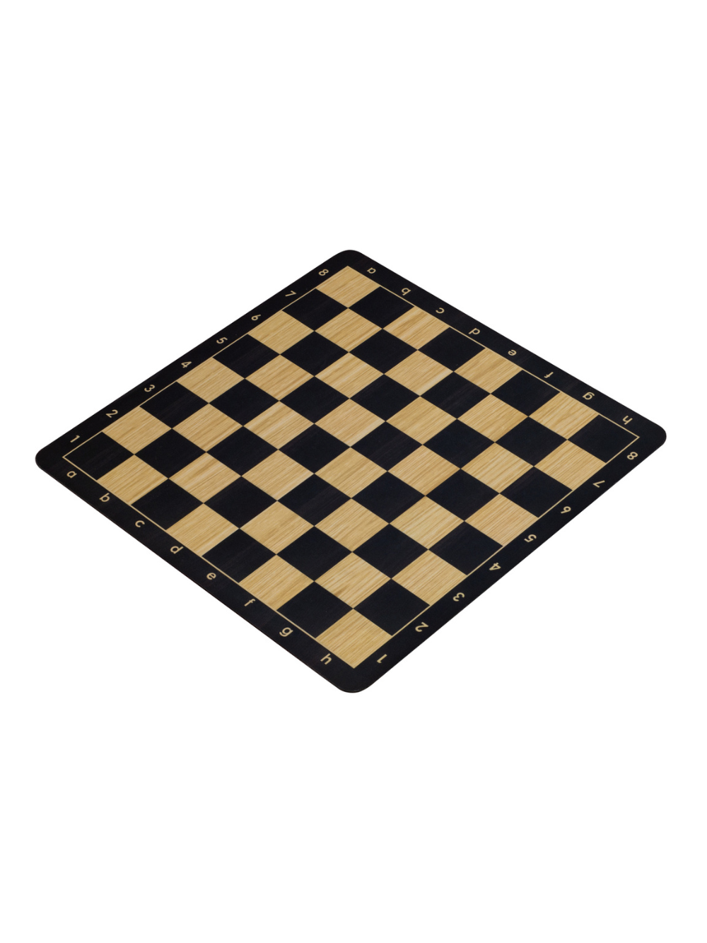 Black Roll-up chessboard no. 6 (51 cm), non-slip bottom