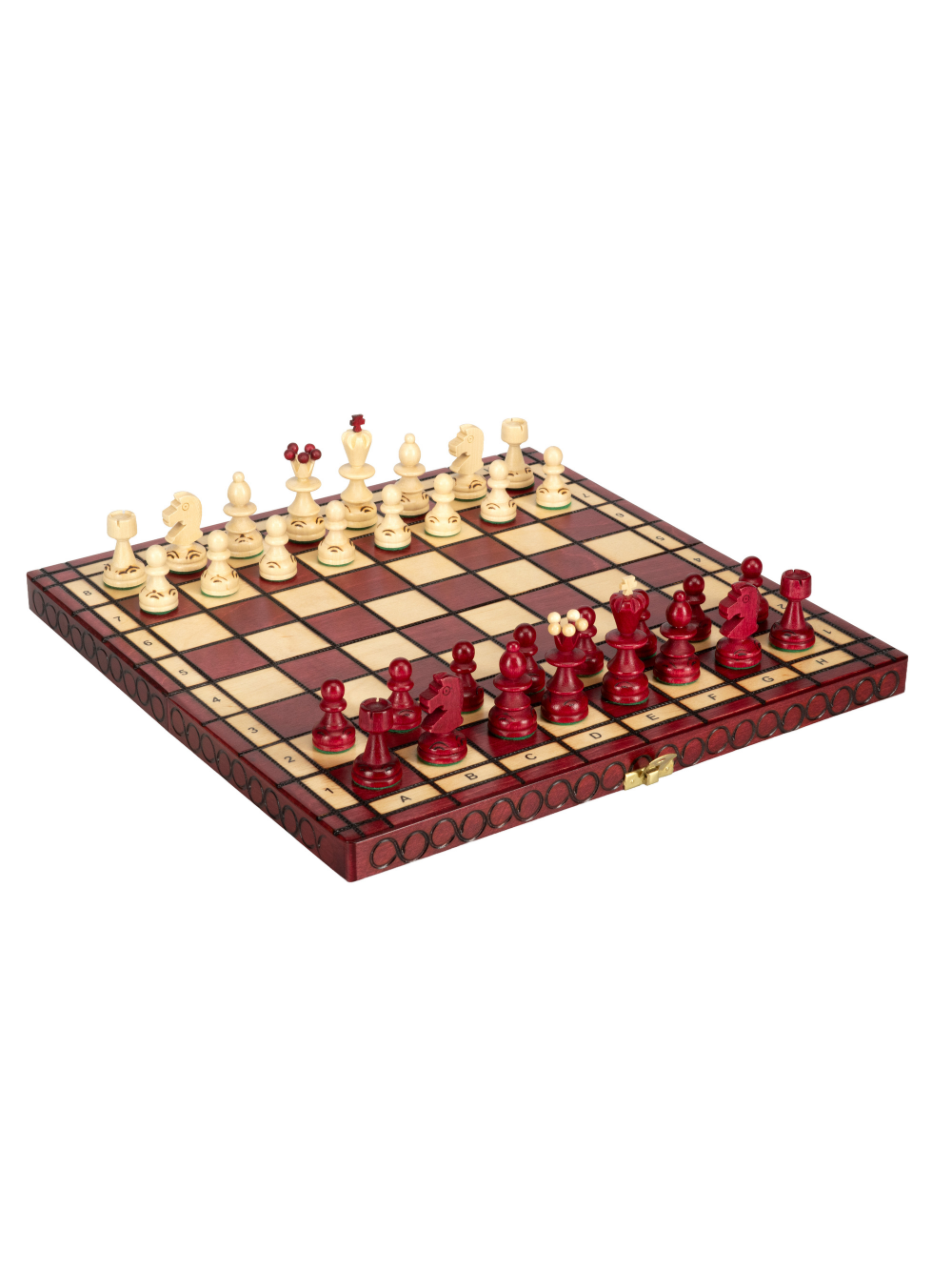Petit échiquier en nacre - Rouge