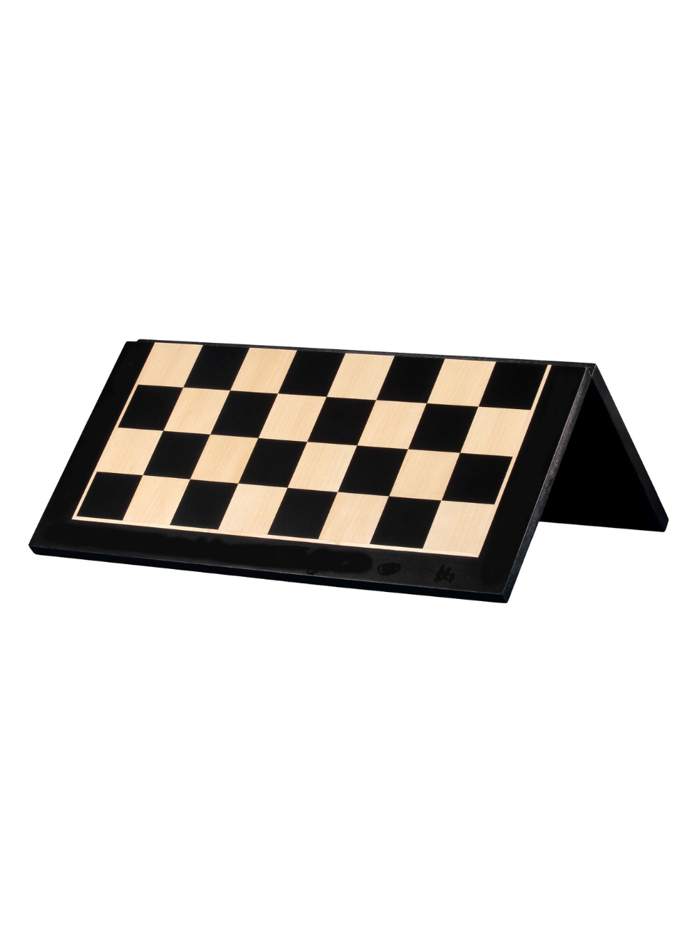 Ebonised Wood Folding Chess Board