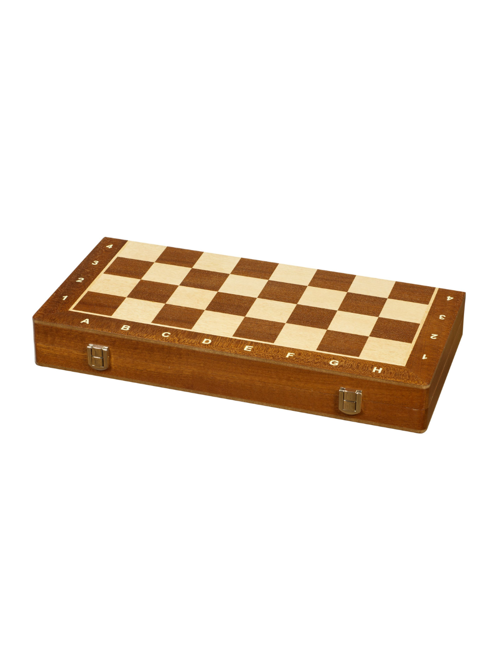 Inlaid Mahogany & Maple Chess Board