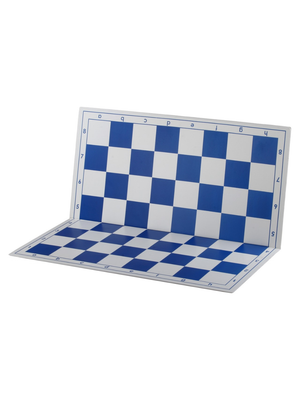 51cm White & Blue Plastic Chess Board