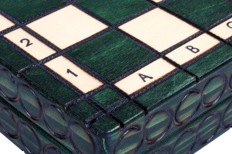 Kleines königliches Schachset, Grün