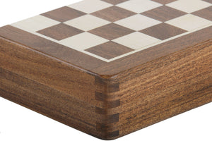 Jeu d'échecs magnétique avec échiquier incrusté, 25 cm