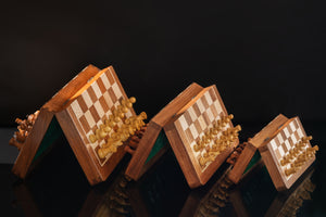 Mini jeu d'échecs avec plateau Inalid