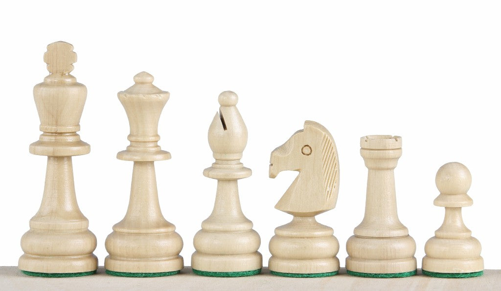 Schima Wood Staunton №4 Chess Pieces