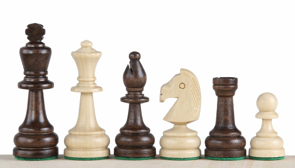 Schima Wood Staunton №4 Chess Pieces