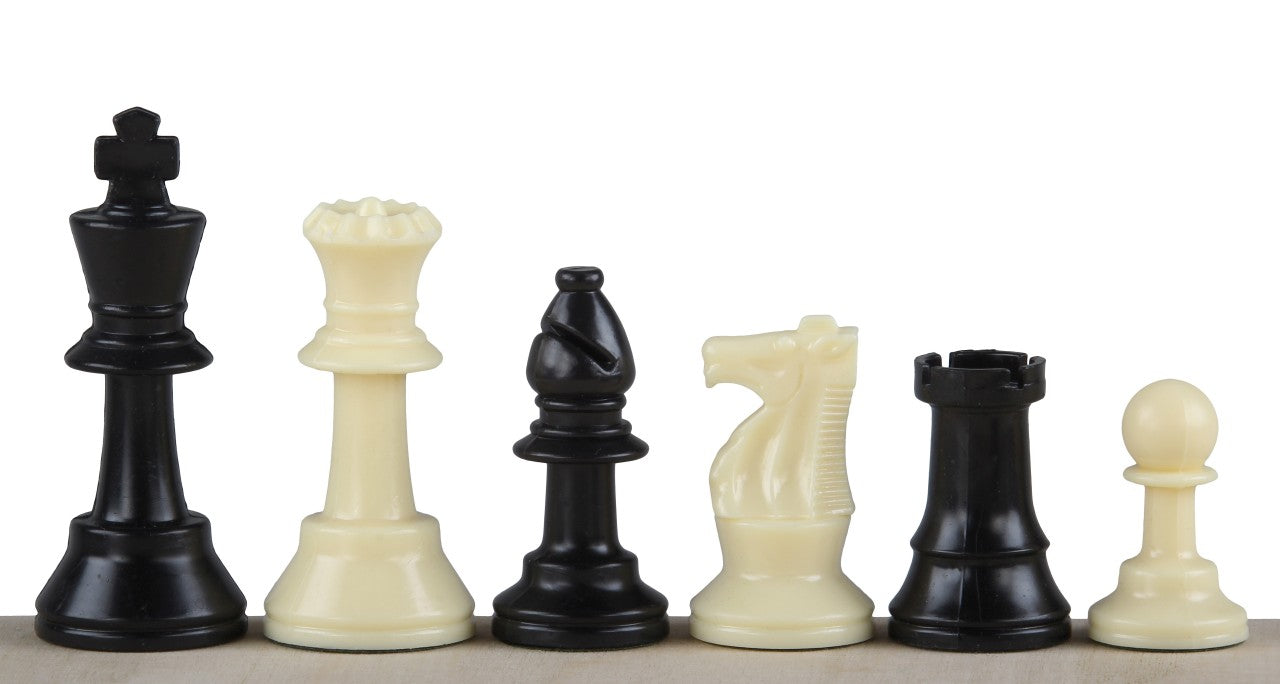 Plastic Staunton №3 Chess Pieces