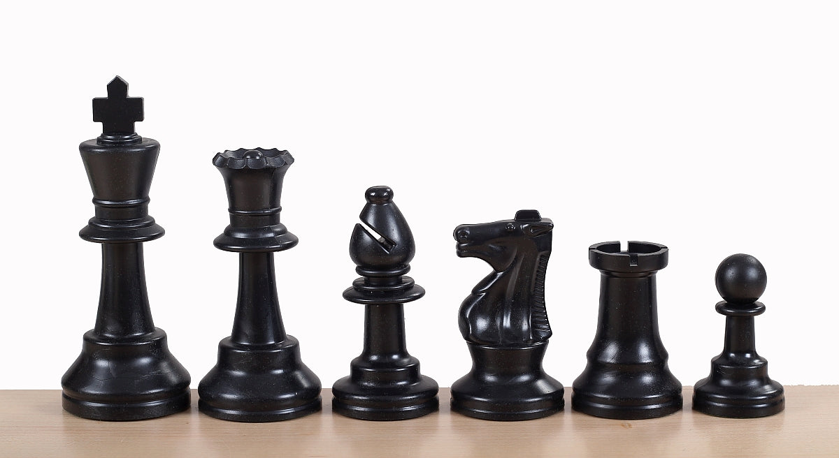 Pièces d'échecs Staunton en plastique n°6