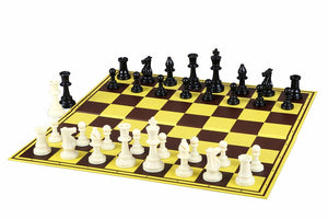 Pièces d'échecs Staunton en plastique n°6