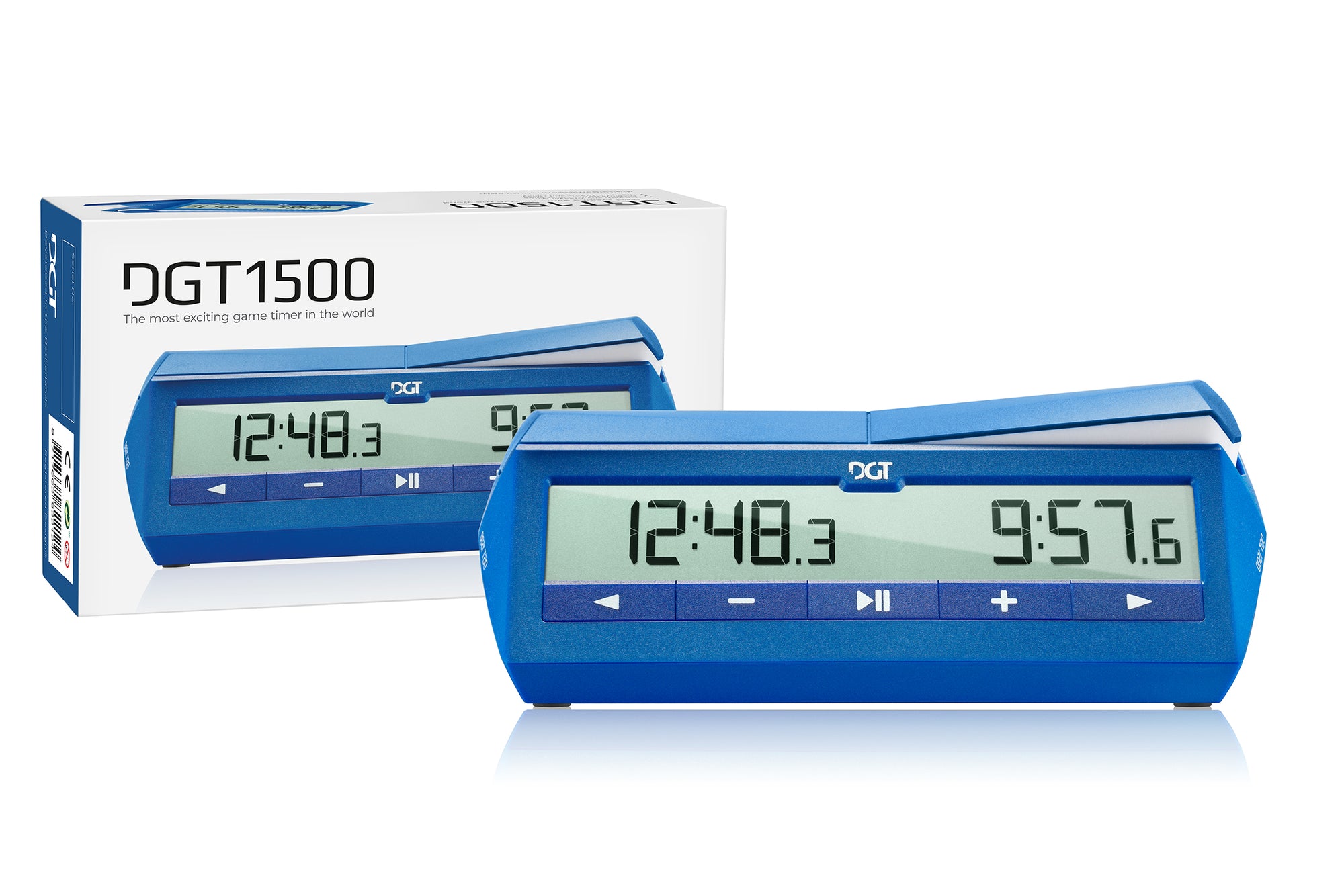 DGT Schachuhr 1500 Blau